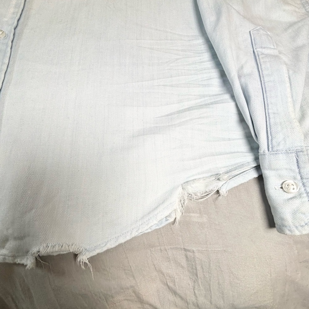 Frank & Eileen‎ Luke Shirt Chambray Button Up Men’s Small Blue - Picture 8 of 16